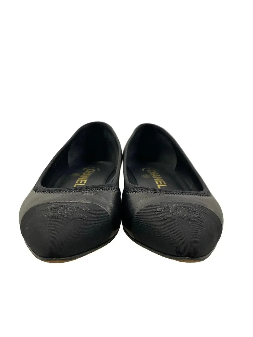 Chanel Black Leather Chemical Fiber #299928C10B